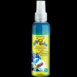 Spray disciplinante per capelli ribelli.